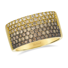 Le Vian® Desert Diamonds 1 3/8ctw Chocolate Ombré Diamonds® 14k Honey Gold® Ring 1