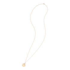Marco Bicego Africa 18k Yellow Gold Pendant Necklace With 1/5ctw Diamond Accents, Long 1