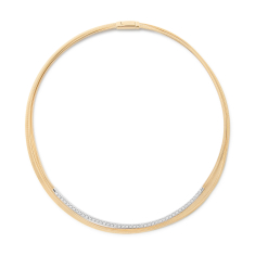 Marco Bicego Masai 1ctw Diamond 18k Yellow Gold Collar Necklace 1