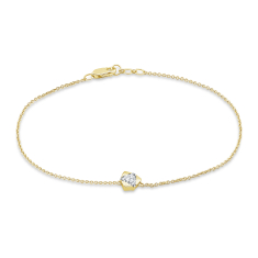 ASTERLY by REEDS ECONIC 1/3ctw Trillion Lab Grown Diamond Gold Vermeil Bracelet 1