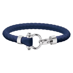 OMEGA Sailing Bracelet in Aqua Marine Blue Rubber - B34STA0509004 1