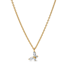 Pandora Butterfly Gold-Plated Pendant Necklace 1