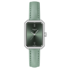 Tissot SRV Quartz Green Dial Green Leather Strap Watch 30mm - T160110160930 1