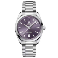 OMEGA Seamaster Aqua Terra Shades Lavender Dial Stainless Steel Watch 38mm - O22010382010004 1