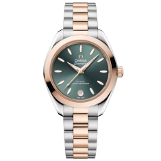 OMEGA Seamaster Aqua Terra Pine Green Dial Two-Tone Sedna™ Gold on Steel Watch 30mm - 22020302010002 1