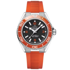 OMEGA Seamaster Planet Ocean 600M Co-Axial Master Chronometer Black Dial Orange Rubber Strap Watch 42mm - O21732422101004 1
