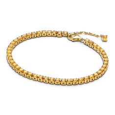 Pandora Sparkling Yellow Gold-Plated Tennis Bracelet  1