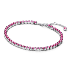 Pandora Sparkling Pink Tennis Bracelet 1