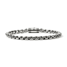 John Hardy Sterling Silver 4.8mm Box Chain Bracelet 1