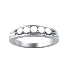 Mother's Custom Birthstone Split-Shank Family Ring (2-6 Gemstones)