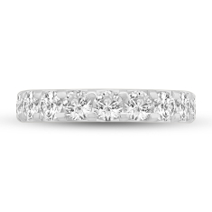 2ctw Diamond 14k White Gold Prong-Set Wedding Band 1
