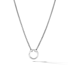 David Yurman Cable Amulet Box Chain Slider Necklace 1