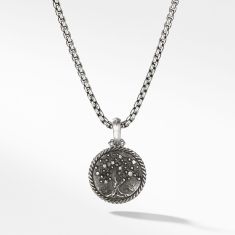David Yurman Cable Collectibles Tree of Life Amulet with Diamonds 1