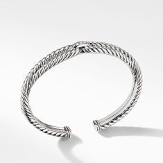David Yurman Cable Loop Bracelet with Diamonds, 9mm 1