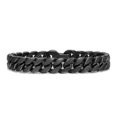 David Yurman Curb Chain Black Titanium 11.5mm Bracelet 1