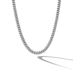 David Yurman Curb Chain Necklace in Sterling Silver 1