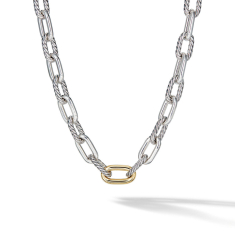 David Yurman DY Madison Large Necklace with 18K Gold, 13.5mm 1