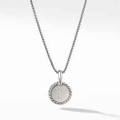 David Yurman Initial Charm Necklace with Diamonds, Letter J 1