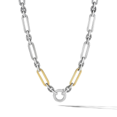 David Yurman Lexington Chain Necklace with 18K Yellow Gold, 7mm 1