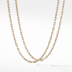 David Yurman Madison Chain Thin Necklace in 18k Gold, 3mm 1