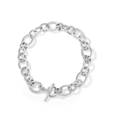 David Yurman Mercer Necklace in Sterling Silver with Pave Diamonds 1