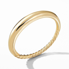 David Yurman Pure Form Smooth Bracelet in 18k Gold, 9.5mm 1