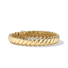 David Yurman Sculpted Cable Bracelet in 18K Yellow Gold 1