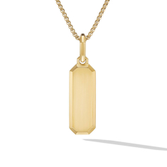 David Yurman Streamline Amulet in 18K Yellow Gold 1