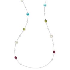 IPPOLITA Rock Candy Station Monaco Necklace in Sterling Silver