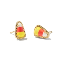 Kendra Scott Candy Corn Stud Earrings, Gold-Plated