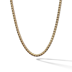 Men's David Yurman Box Chain Necklace in 18k Yellow Gold, 3.6mm 1