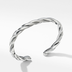 Men's David Yurman Narrow Twisted Cable Cuff Bracelet 1