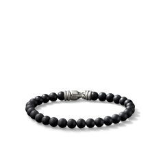 Men's David Yurman Spiritual Beads Bracelet with Black Onyx 1