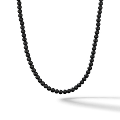 Men's David Yurman Spiritual Beads Necklace with Black Onyx, 5mm 1