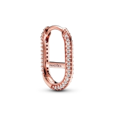 Pandora ME Pavé Link Earring | Rose Gold-Plated