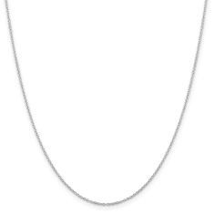 Sterling Silver 1.25mm Cable Chain Necklace 1