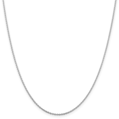 Sterling Silver 1.5mm Cable Chain Necklace 1