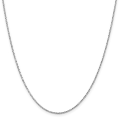 Sterling Silver 1.5mm Round Spiga Chain Necklace 1
