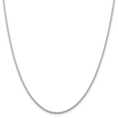 Sterling Silver 1.95mm Cable Chain Necklace 1