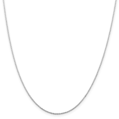 Sterling Silver 1mm Cable Chain Necklace 1