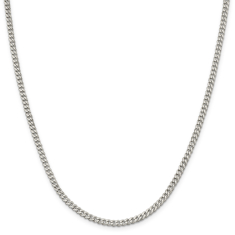 Sterling Silver 3.5mm Curb Chain Necklace 1
