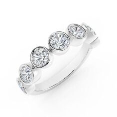 The Forevermark Tribute Collection White Gold Anniversary Ring