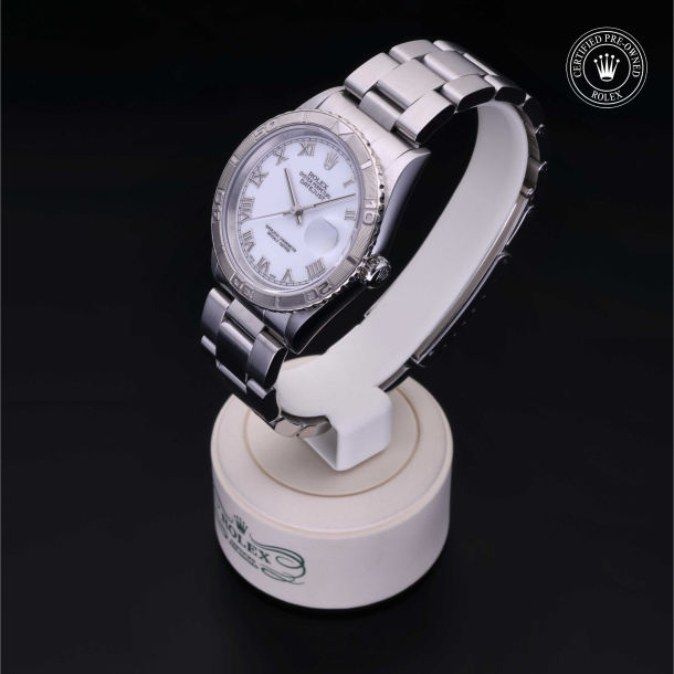 Rolex Certified Pre-Owned Oyster Perpetual Datejust Turn-O-Graph Oystersteel Bracelet Watch 3