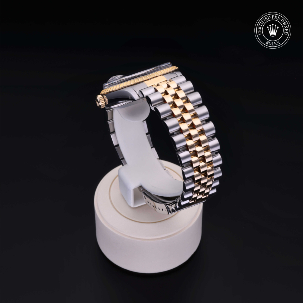 Rolex Certified Pre-Owned Oyster Perpetual DateYellow Rolesor Bracelet Watch 4