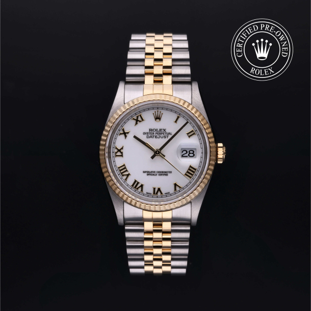 Rolex Certified Pre-Owned Oyster Perpetual Datejust 36 Yellow Rolesor Bracelet  Watch 1