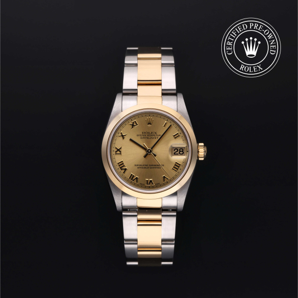 Rolex Certified Pre-Owned Oyster Perpetual Datejust 31 Yellow Rolesor Bracelet  Watch 1