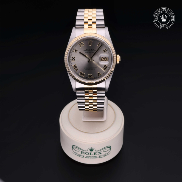 Rolex Certified Pre-Owned Oyster Perpetual Datejust 36 Steel Dial Watch - M16233-0028 2