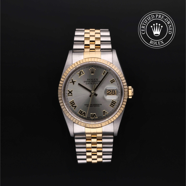 Rolex Certified Pre-Owned Oyster Perpetual Datejust 36 Steel Dial Watch - M16233-0028 1