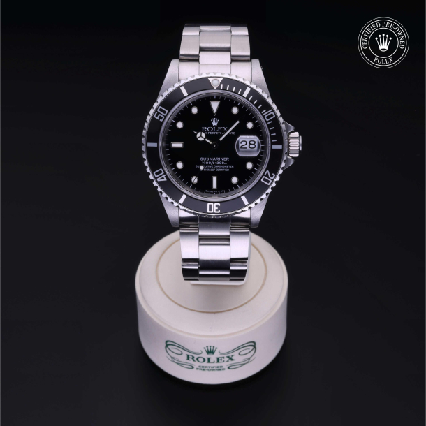 Rolex Certified Pre-Owned Oyster Perpetual Submariner Date Black Dial Watch - M16610-0004 2