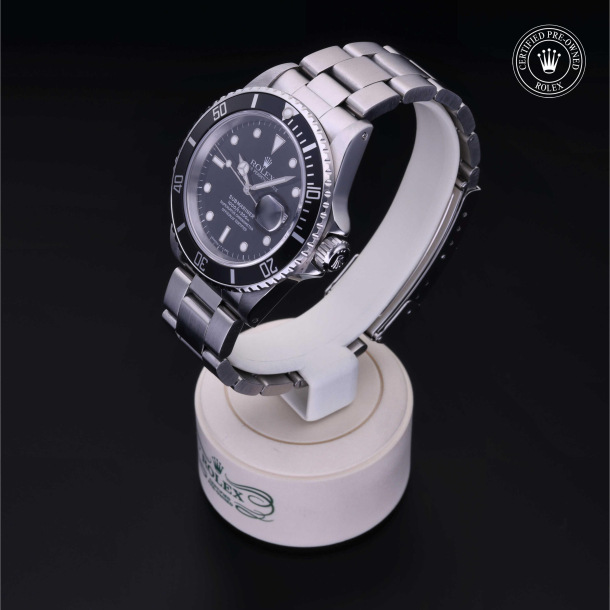 Rolex Certified Pre-Owned Oyster Perpetual Submariner Date Black Dial Watch - M16610-0004 3